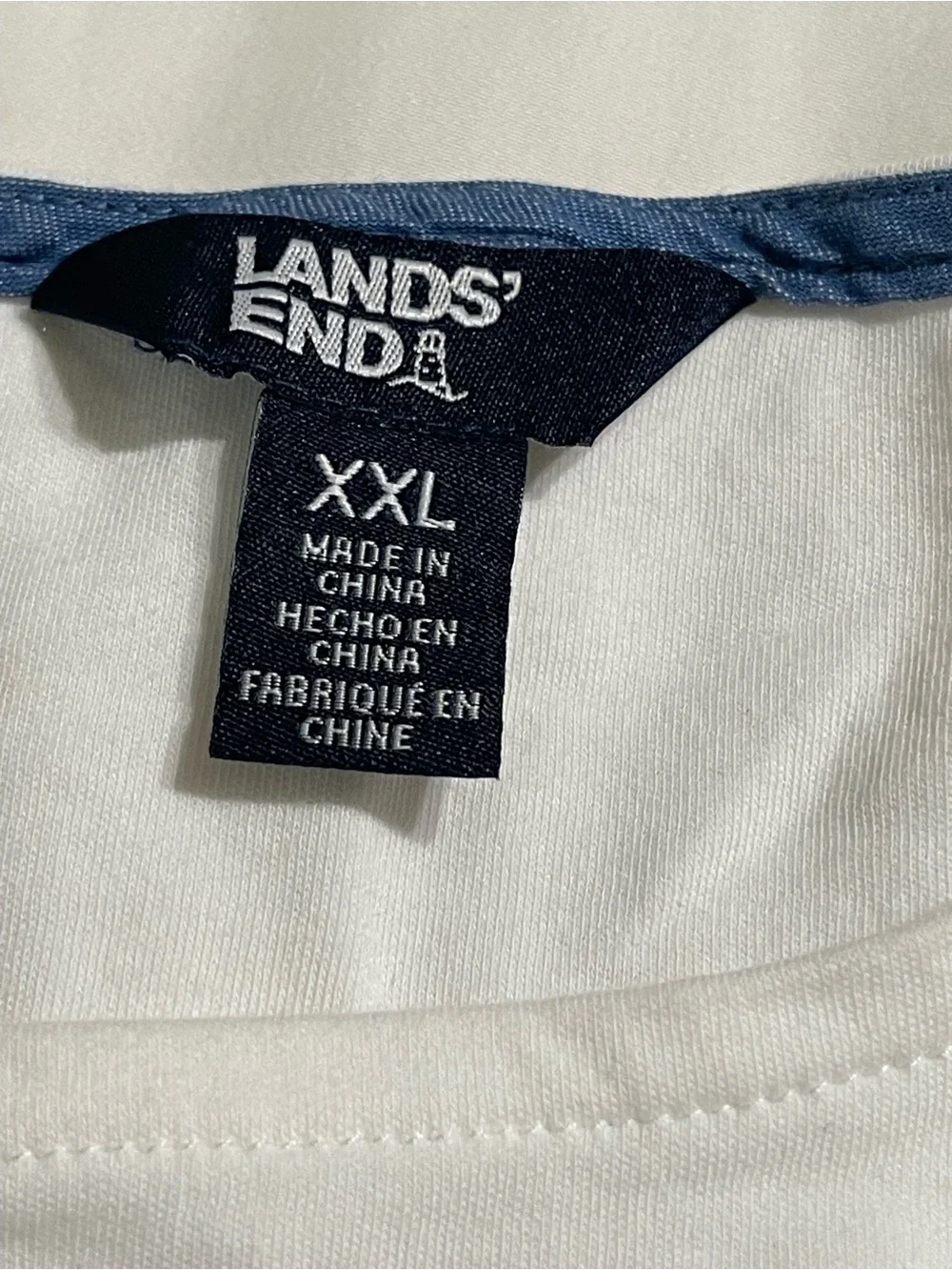 Lands' End Women's Plus Size 3/4 Sleeve‎ Cotton Supima Tunic